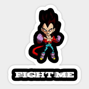 Fight me Sticker